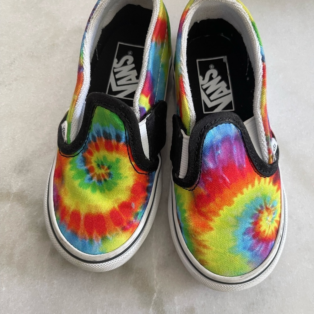 Vans Red and Yellow Sneakers Vibrant Slip-On